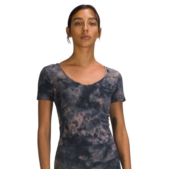 Lululemon Align Cropped Tee size 6 *EUC - Picture 1 of 6